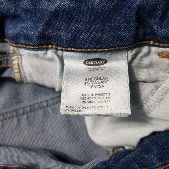 OLD NAVY WOMEN'S ROCKSTAR LOW RISE DISTRESSED SKINNY JEANS SIZE 8 - Picture 4 of 15